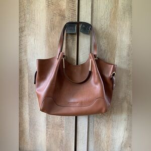 Large brown tote bag